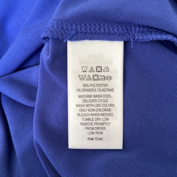 Tahari Ladies Sleeveless Top/Camisole Size Med. Periwinkle Blue Colour NWOT - Picture 7 of 7